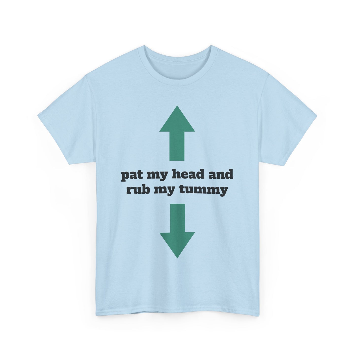 pat my head and rub my tummy