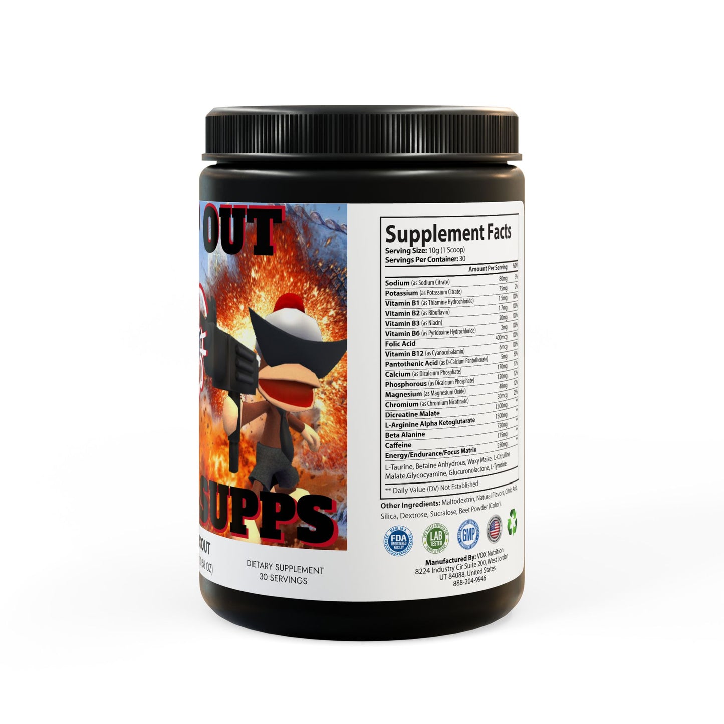 munkysupps: "CHIMP OUT" watermelon flavor (300g, 10.58oz)