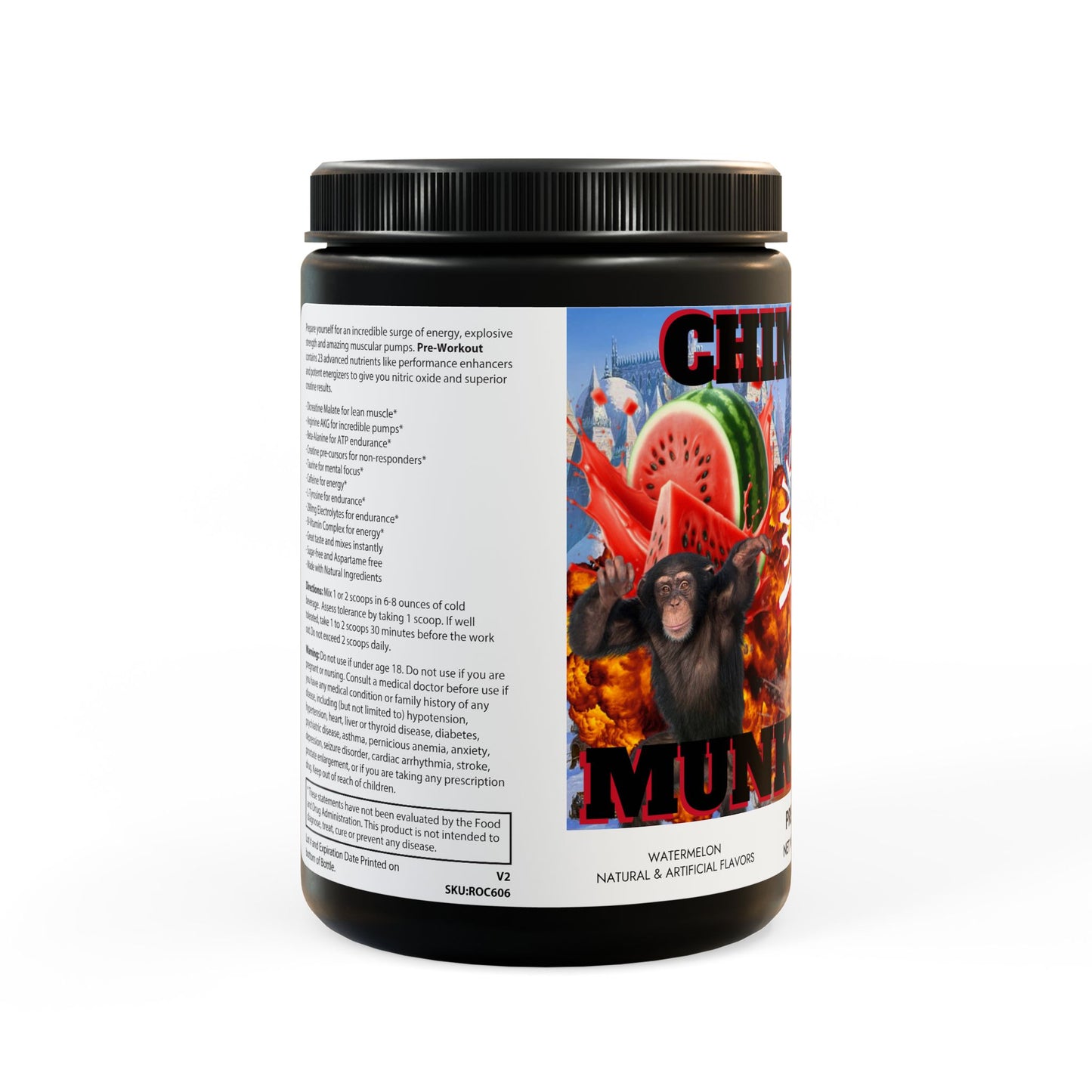 munkysupps: "CHIMP OUT" watermelon flavor (300g, 10.58oz)